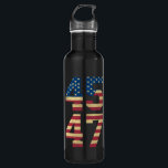 Trump 2024 45 47 Vintage American Flag Retro 4547  710 Ml Water Bottle<br><div class="desc">Trump 2024 45 47 Vintage American Flag Retro 4547 Trump 2024</div>