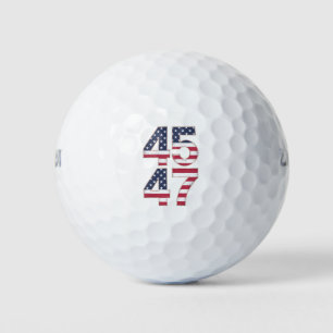 Trump 2024 45 47 Vintage Golf Balls