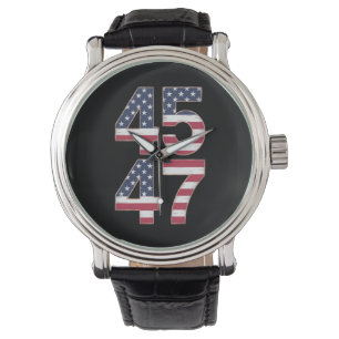 Trump 2024 45 47 Vintage Watch
