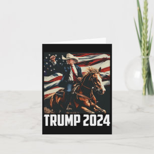 Trump 2024 4th Of July Patriotic America Independe Card