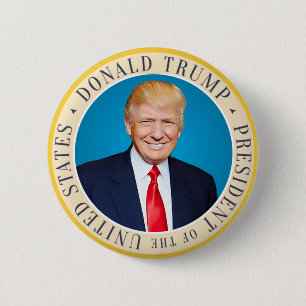 Trump 2024 6 cm round badge
