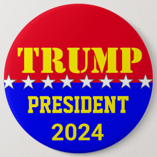 TRUMP 2024 6 CM ROUND BADGE