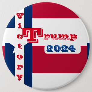 TRUMP 2024 6 CM ROUND BADGE