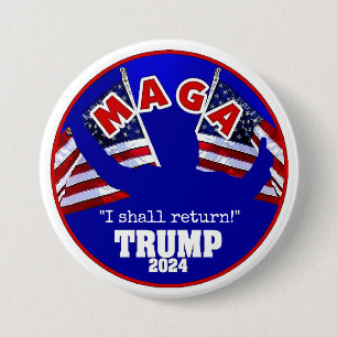 Trump 2024 7.5 cm round badge