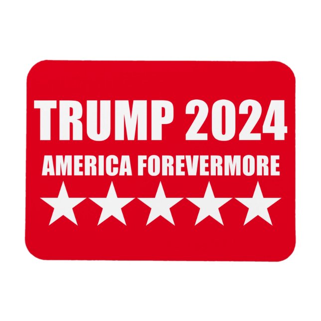 TRUMP 2024 - AMERICA FOREVERMORE MAGNET (Horizontal)