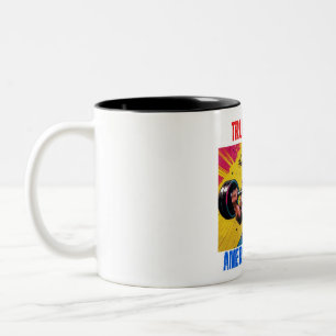 TRUMP 2024 AMERICA STRONG Two-Tone COFFEE MUG
