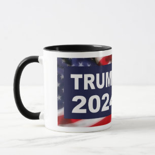 Trump 2024 American Flag Mug
