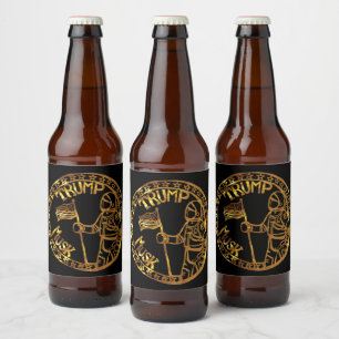 TRUMP 2024 BEER BOTTLE LABEL