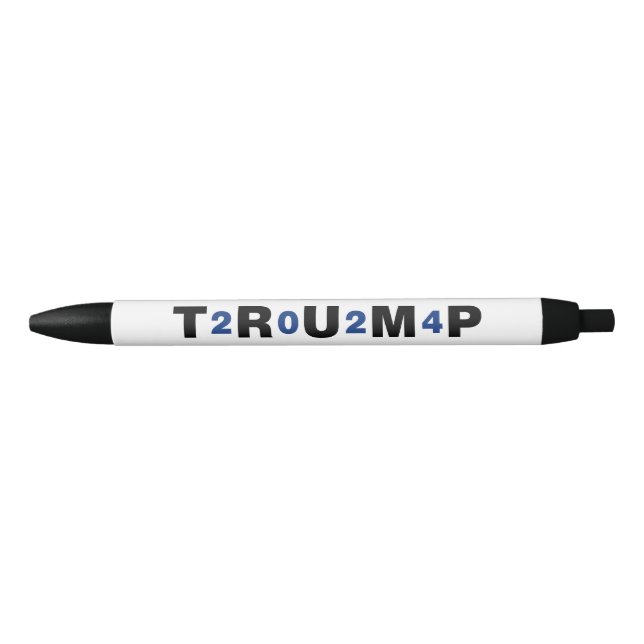 Trump 2024 Blue Black Ink Pen (Front)