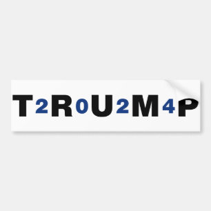 Trump 2024 Blue Bumper Sticker