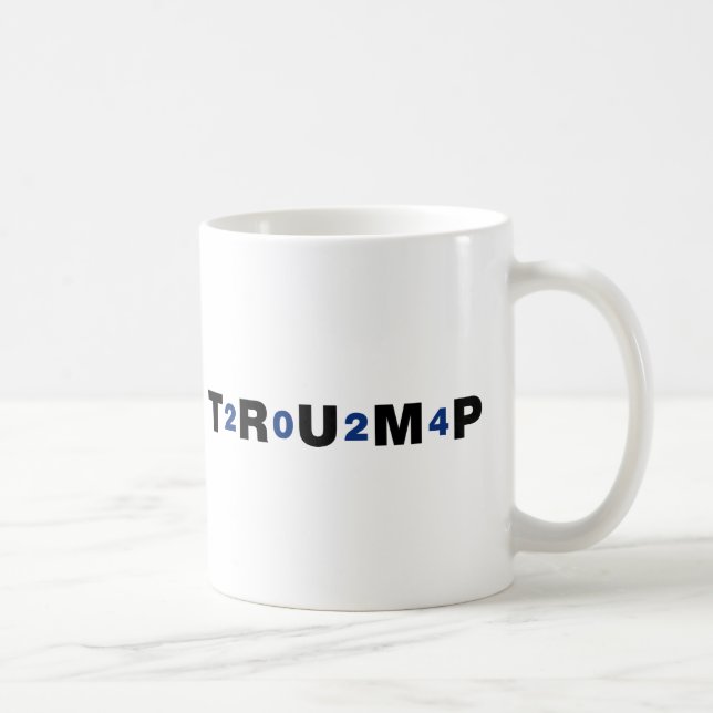 Trump 2024 Blue Coffee Mug (Right)