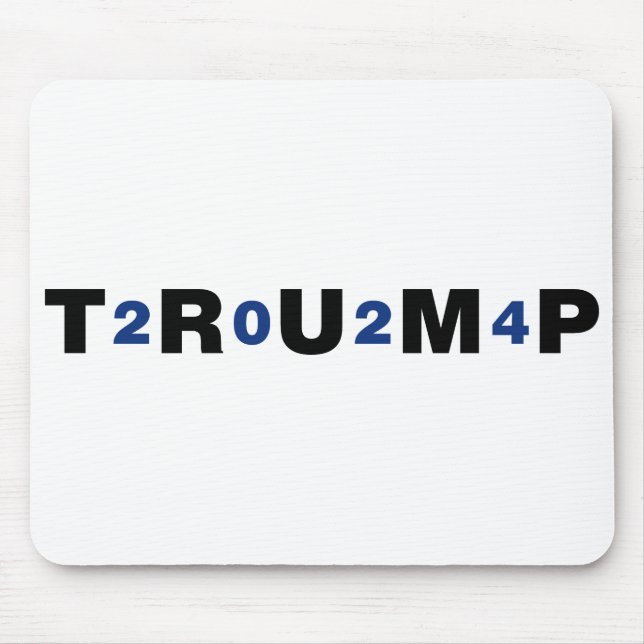 Trump 2024 Blue Mouse Mat (Front)