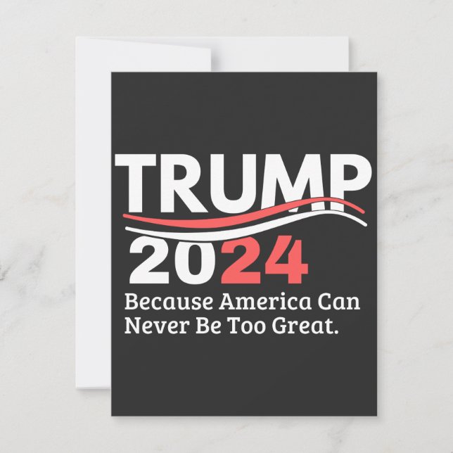 Trump 2024 bumper (Front)