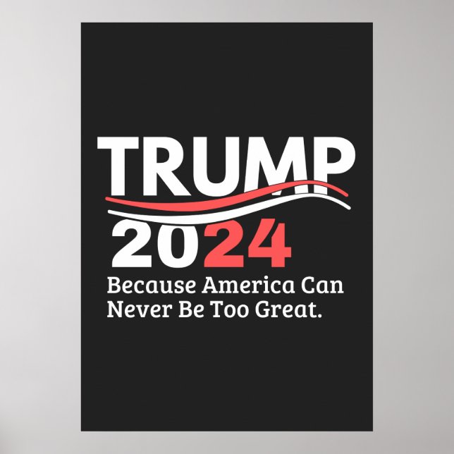 trump 2024 bumper poster (Front)