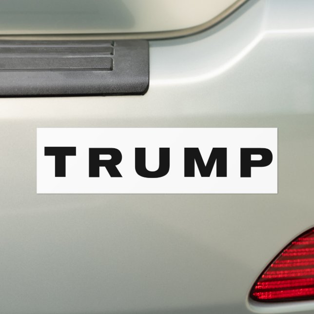 Trump 2024  bumper sticker (On Car)