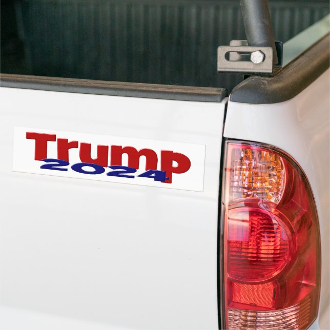 Trump 2024  bumper sticker (On Truck)