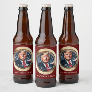 Trump 2024 Campaign Novelty Beer Label