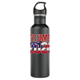 Trump 2024!  Cap 710 Ml Water Bottle