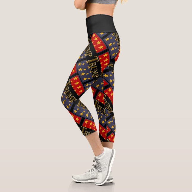 TRUMP 2024 CAPRI LEGGINGS (Left)