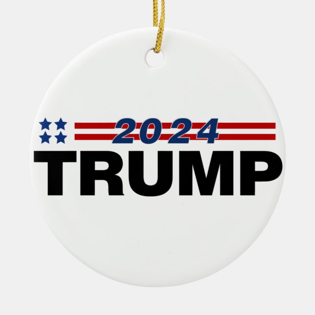 Trump 2024 ceramic tree decoration (Front)