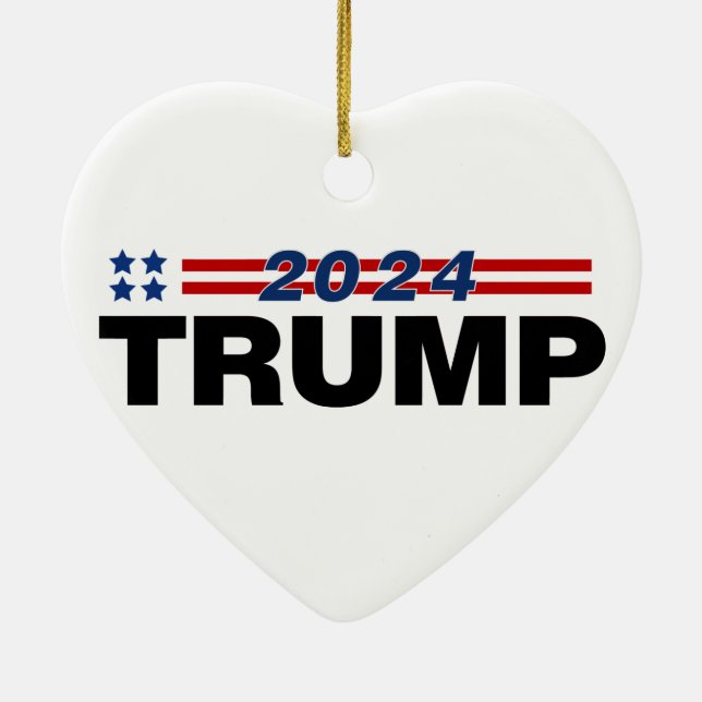 Trump 2024 ceramic tree decoration (Back)