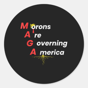 Trump 2024  classic round sticker