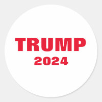 Trump 2024 Colourful Red White Bold Trendy Cool