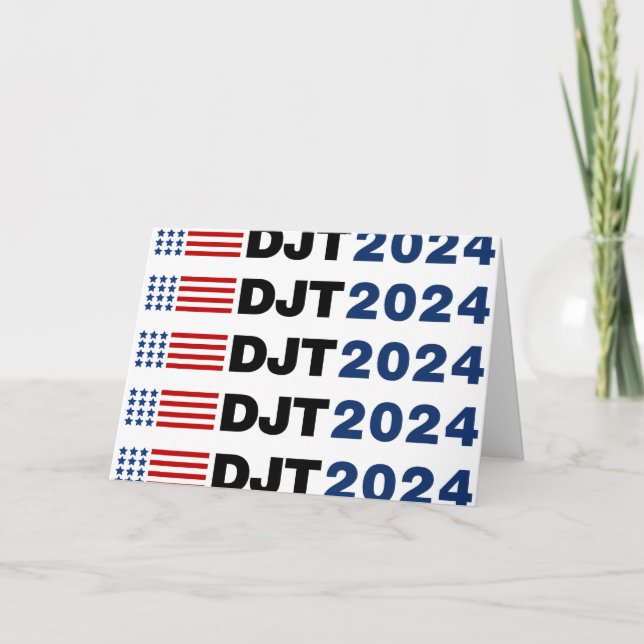 Trump 2024 DJT Card (Front)