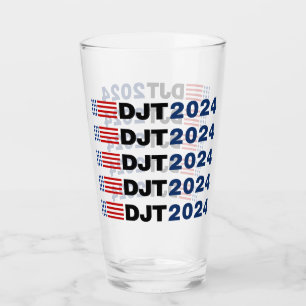 Trump 2024 DJT Glass