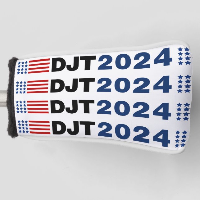 Trump 2024 DJT Golf Head Cover (Front)