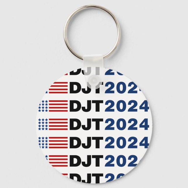 Trump 2024 DJT Key Ring (Front)