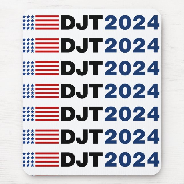 Trump 2024 DJT Mouse Mat (Front)