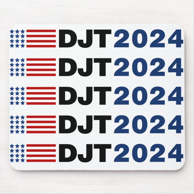 Trump 2024 DJT Mouse Mat (Front)