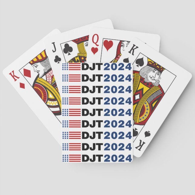 Trump 2024 DJT Playing Cards (Back)