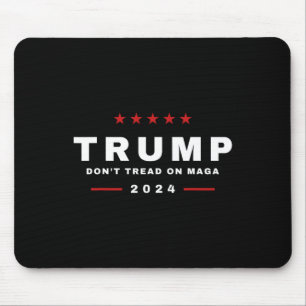 Trump 2024 Don't Tread On Maga Snake Rattlesnake Mouse Mat