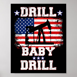 Trump 2024 Drill By5 Poster