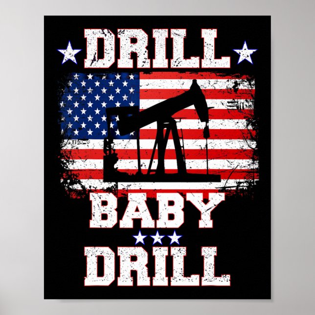 Trump 2024 Drill By5  Poster (Front)