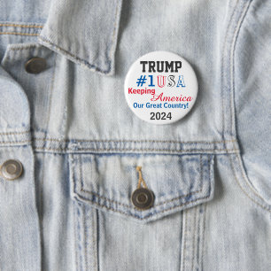 Trump 2024 EDIT Name  6 Cm Round Badge