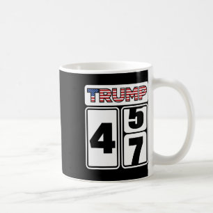 Trump 2024 Election 47 Victory Win President Inaug Coffee Mug