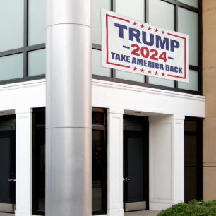 Trump 2024 Election America Banner