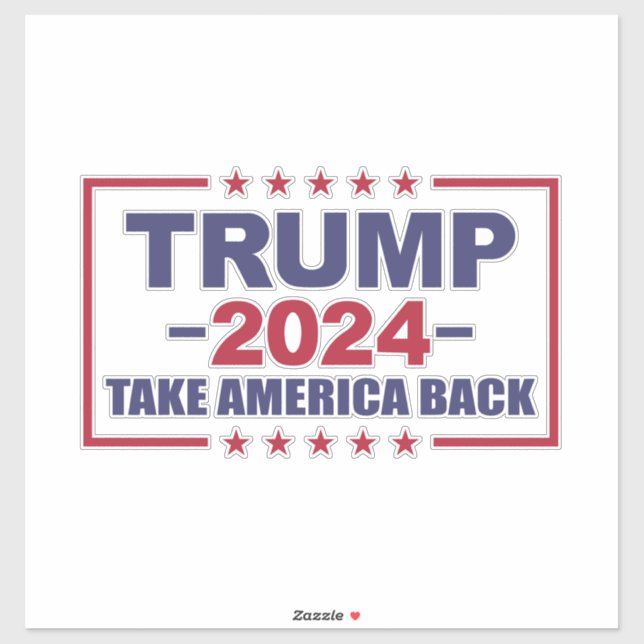 Trump 2024 Election American Flag (Sheet)