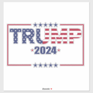 Trump 2024 Election American Flag