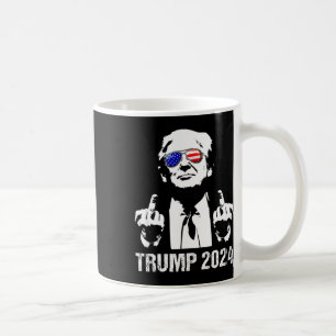 Trump 2024 Election American Flag Sungles Republic Coffee Mug