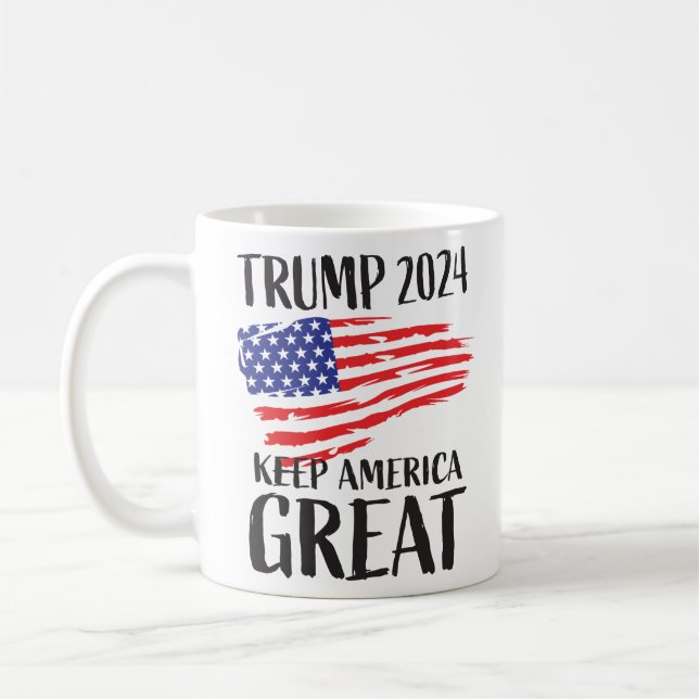 Trump 2024 election coffee mug (Left)