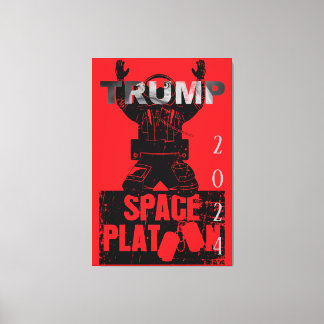 Trump 2024 Election Space Force Canvas Print