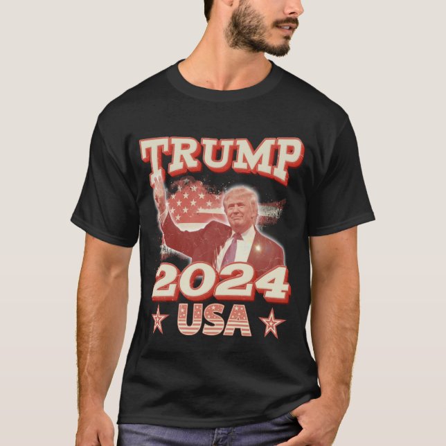 Trump 2024 Election T-Shirt (Front)