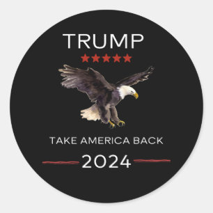 Trump 2024 election Take America Back sticker