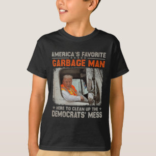 Trump 2024 Election Trump Garbage Man Vote Trump P T-Shirt