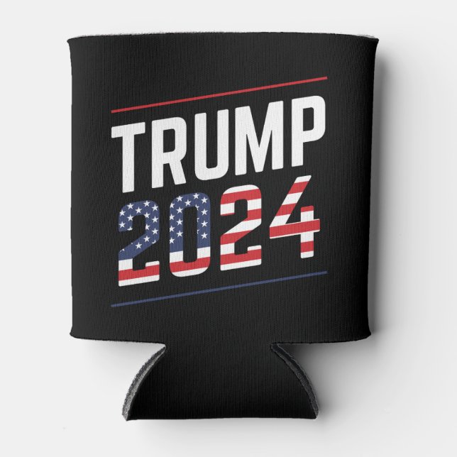 Trump 2024 Fan Design  Can Cooler (Front)