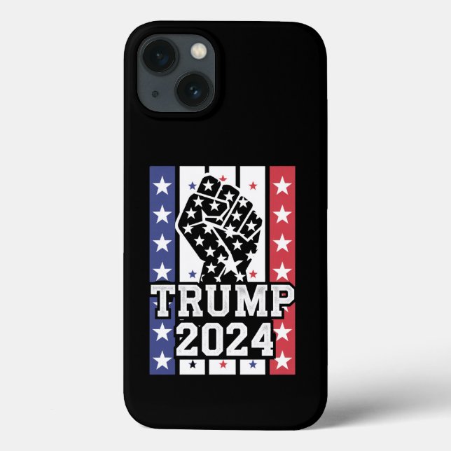 Trump 2024 Fist Outlaw Hillbilly J.D.Vance 2024 Case-Mate iPhone Case (Back)